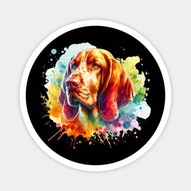 Bracco Italiano Magnet by The Jumping Cart